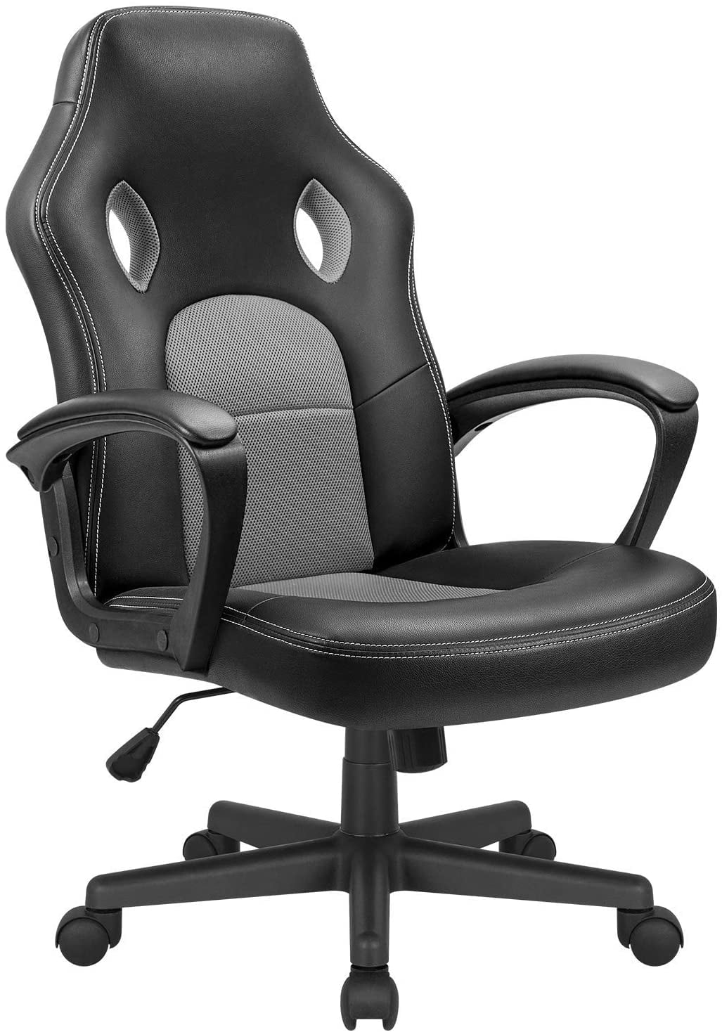 Blue Kaimeng Office Chair Desk Leather Gaming Chair High Back Ergonomic Adjustable Racing Chair Executive Computer Chair 
