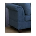thumbnail image 6 of Diego Blue Fabric Sectional with Storage Ottoman and 2 Accent Pillows, 6 of 6