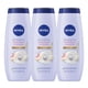 thumbnail image 1 of NIVEA White Peach and Jasmine Body Wash with Nourishing Serum, Pack of 3, 20 Fl Oz, 1 of 12
