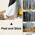 thumbnail image 4 of Peel and Stick Wallpaper Autumn Birch Forest Golden Grass Cloudy Sky Modern Art Wall Mural Decor Self Adhesive and Removable 100in x 144in, 4 of 8