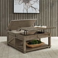 thumbnail image 3 of Liberty Furniture Parkland Falls Table Cocktail Carrée à Plateau Relevable - Brun, 3 of 7