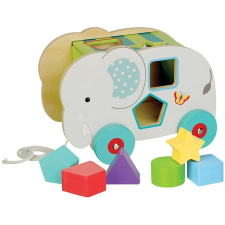 Orange Tree Toys: Shape Sorter: Jungle Elephant – Wooden Wheeled Animal Sorter 6 Shape Blocks Push-Pull-Sort Educational Toy Toddler & Kids Age 1+ Orange Tree Toys: Shape Sorter: Jungle Elephant – Wooden Wheeled Animal Sorter 6 Shape Blocks Push-Pull-Sort Educational Toy Toddler & Kids Age 1+