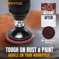 thumbnail image 6 of POWERTEC 2" Sanding Discs Set for Die Grinders & Drills, 46pc Set – Includes 60/80/180 Grit Quick-Change Discs, 1/4" Shank Holder & Surface Conditioning Pads, Aluminum Oxide Non-Woven Nylon (11400N), 6 of 7