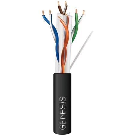 Genesis 50921108 1000 ft. Cat6 Plus 23G Riser Pull Cable Box  Black price history on PriceWatchPro