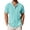 Ceramic Green, variant on Men's Casual Button Down Shirts Short Sleeve Summer Beach Shirt Fashion Camp Tops Cream