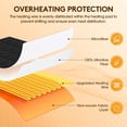 thumbnail image 4 of WISHEAD Electric Heated Mattress Pad for California King Size, Dual Control 9 Heat Settings Electric Bed Warmer, Auto-Off Timer, ETL Certified, Washable, Deep Pocket, Black, 4 of 10