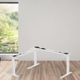 thumbnail image 5 of Stand Up Desk Store Triple Motor Electric L-Shaped Corner Standing Desk EZ Assemble Frame with Adjustable Width (White, Frame Only), 5 of 5