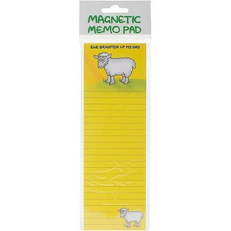 Magnetic Memo Pad 2.75"x8.25"-ewe Bright