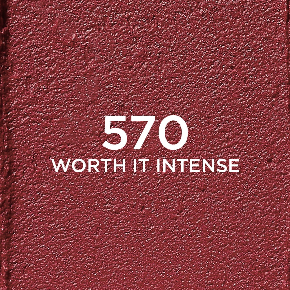 L'Oreal Paris Colour Riche Blurred Matte Lipstick , Worth It Intense 570, 0.13 oz