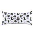 thumbnail image 3 of Hand Drawn Cat Love Pillowcase King Size 40''x20'' Satin Double-Sided Print Soft Wrinkle Resistant, 3 of 9