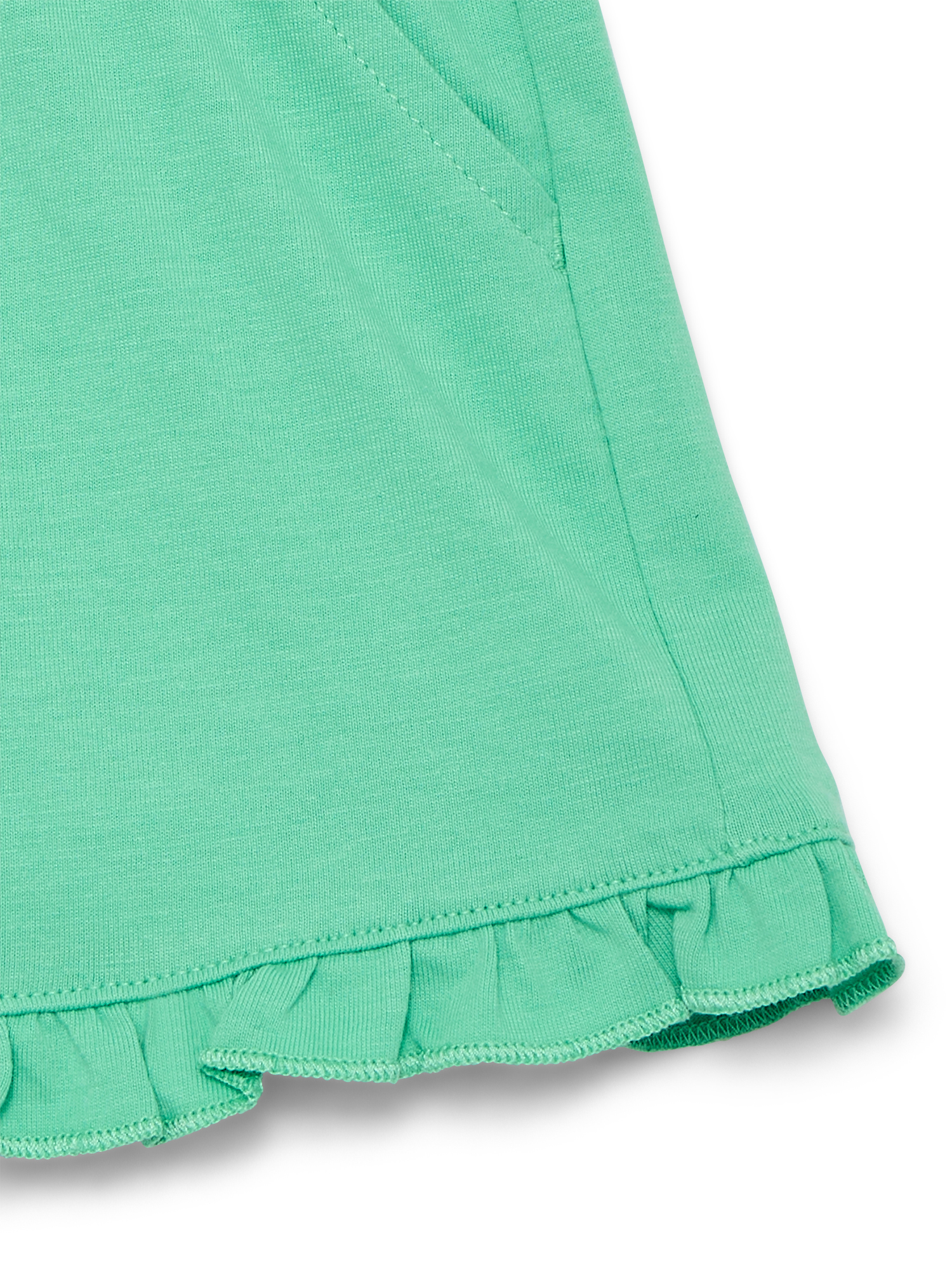 Wonder Nation Toddler Girls Ruffle Hem Shorts, Sizes 18M-5T