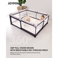 thumbnail image 4 of Joypony  Large Baby Playpen with Mat, 71"x59" Large Play Yard for Babies and Toddlers, 4 of 8