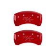 thumbnail image 4 of MGP Caliper Covers 12162SRTRRD Vintage Style & RT Red Caliper Covers - Engraved Front & Rear, Set of 4, 4 of 4