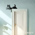 thumbnail image 3 of C-CRAFT Owl On Branch Metal Decorative Door Corner 8 inch For Home & Office Decor, 3 of 4