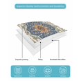 thumbnail image 5 of Ethnic Rustic Twin Size Down Alternative Comforter,Lightweight Comforter Quilt Bedding Set with Pillow Shams Boho Southwestern Antique Orange Blue Green All Seasons Bed Comforter Duvet Insert 68"x86", 5 of 7