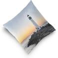 thumbnail image 5 of GZHJMY Lighthouse Pillow Covers 16 x 16 Inch Square Decorative Throw Pillow Covers Cushion Case for Sofa Couch Home Farmhouse Decor, 5 of 7