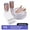 Rose Gold, variant on FOCUSLINE Gold Dinnerware Set, Heavy Duty Disposable Plastic Plates, 50 Plastic Plates-25 Plastic Silverware-25 Plastic Cups-25 Paper Napkins, 175 Pack