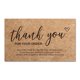 thumbnail image 1 of Tarjeta de agradecimiento de papel kraft, 250 gramos, embalaje de tarjeta de regalo de agradecimiento, tarjeta decorativa, 1 of 4