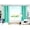Mint, variant on Set of 2 Panels for Bedroom Window Home Décor Full Room Darkening 100% Blackout Mint Color Size 84" Long
