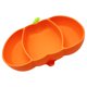 thumbnail image 2 of FELTECHELECTR Plato de silicona con ventosa para niños pequeños, plato dividido para bebés, plato de alimentación portátil antideslizante para niños, 2 of 4