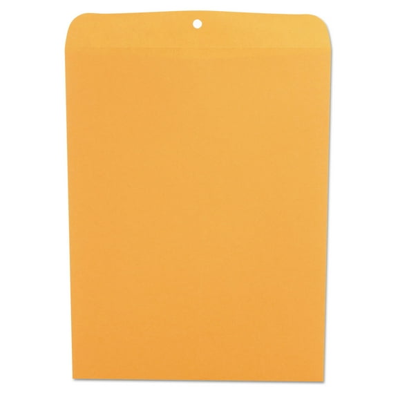 UNIVERSAL Kraft Clasp Envelope Center Seam 28lb 12 x 15 1/2 Brown Kraft 100/Box 35270
