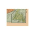 thumbnail image 4 of Historic Map - Maritime Provinces Canada - Hammond 1910 - 28.80 x 23 - Vintage Wall Art, 4 of 5