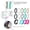 #4, variant on Silicone Wedding Ring for Women: 15 Pack 3mm Width Breathable Air Grooves Silicone Rubber Wedding Engagement Bands New Year Valentine's Day Gift, Size 6