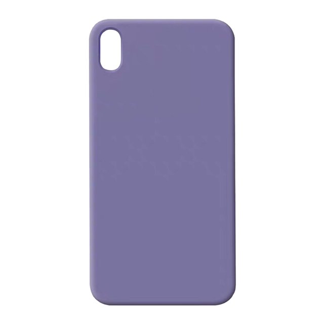 Funda trasera líquida anticaída para teléfono para MAX c , XR púrpura Baoblaze Estuche de silicona líquida para teléfono