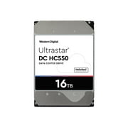 WD Ultrastar DC HC550 WUH721816AL5204 - Hard drive - 16 TB - internal - 3.5" - SAS 12Gb/s - 7200 rpm - buffer: 512 MB