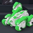 thumbnail image 2 of Coche De Acrobacias 1/32 4WD RC Stunt Cars 2.4GHz Doble cara 360 grados Flip Vehicle (Verde), 2 of 6