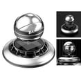 thumbnail image 2 of Ambientador solar para automóvil Fútbol giratorio automático Aleación fuerte Diseño elegante Ambientador para automóvil para decoración de vehículos Plata, 2 of 5