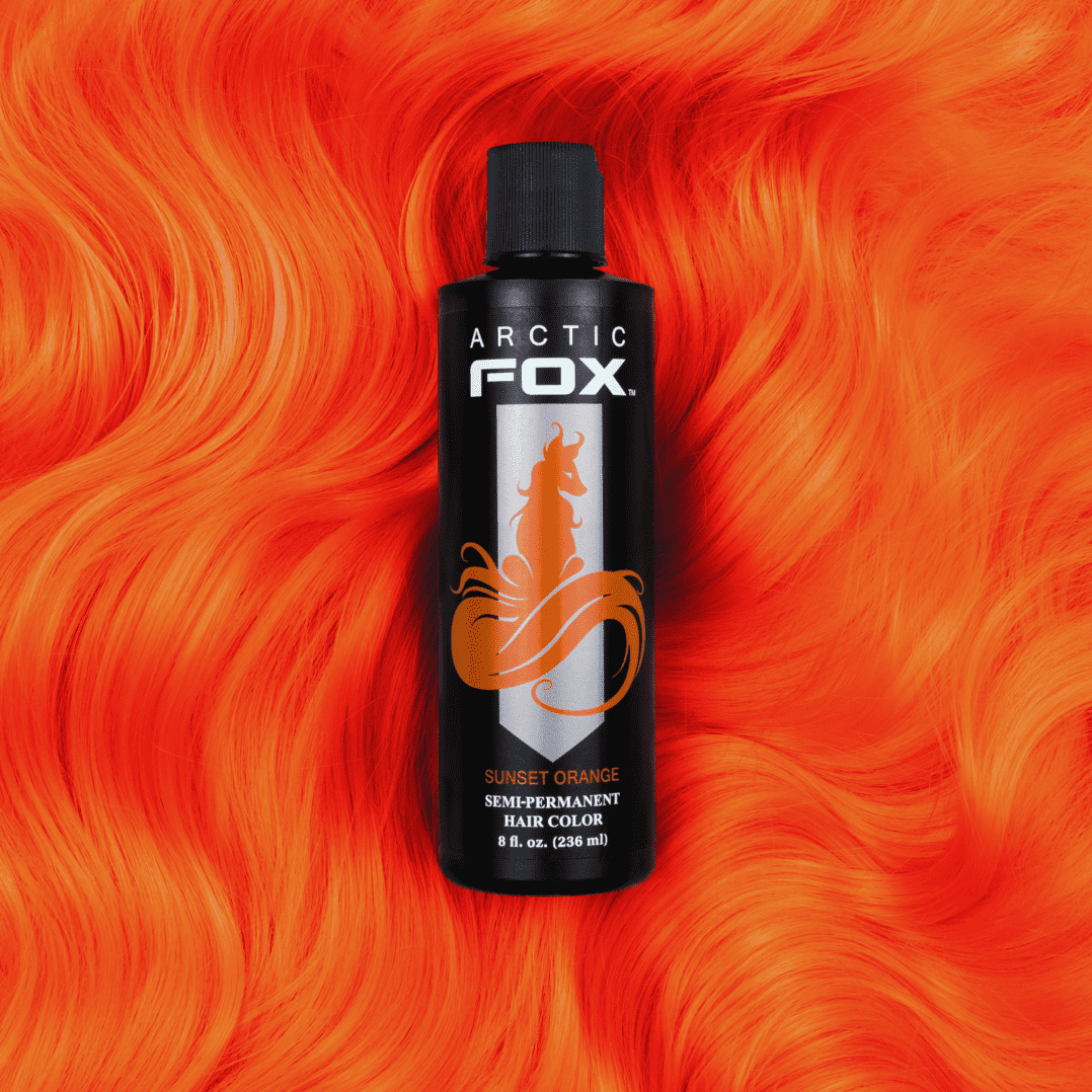 Arctic Fox 4-oz Sunset Orange Semi-Permanent Vegan Hair Dye Color Cruelty Free Arctic Fox 4-oz Sunset Orange Semi-Permanent Vegan Hair Dye Color Cruelty Free