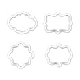 thumbnail image 1 of Matsuzay Paquete de 4 moldes de plástico para pasteles, portátil, DIY, profesional, para el hogar, restaurante, cocina, magdalenas, Herramientas y accesorios para hornear Blanco embalaje de tarjetas, 1 of 6