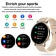 thumbnail image 2 of Reloj inteligente HW36 de 1,28 pulgadas, resistente al agua IP67, deportivo, BT5.0, inteligente, 2 of 8