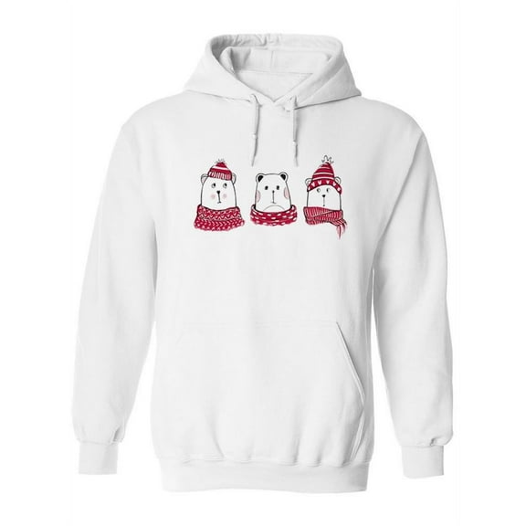Cold Bears. Hoodie Women -Image by Shutterstock, Female 3X-Large