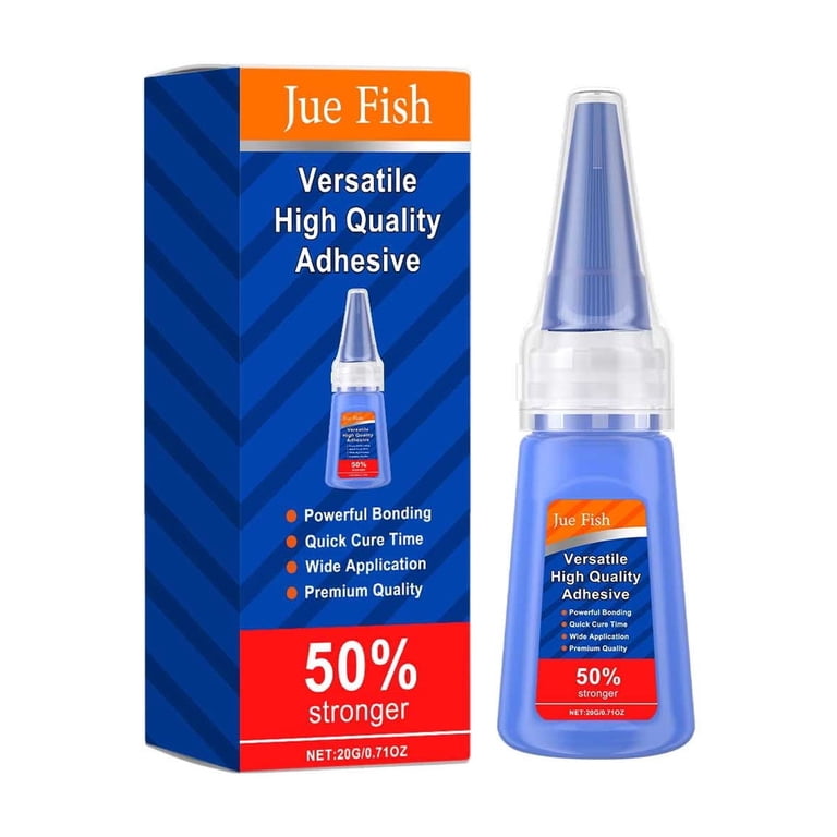 Super Strong Glue Adhesive - Bonds Plastic, Glass, Wood, Rubber, Metal & More (Premium Quality)