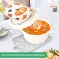 thumbnail image 3 of Yayeee Pot Holders Kitchen Heat Resistant with Pocket 7"x9.8" Cotton Oven Cooking Hot Pads, Pumpkins Patten, 3 of 7