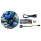 thumbnail image 4 of Cable de extensión de 1x a 16x Ver009C, 16 A, indicador multiusos, puertos de 6 pines para minería negro sin luz, 4 of 9