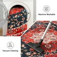 thumbnail image 7 of Lochas Vintage Bohemian Area Rugs for Living Room, Retro Boho Rug for Bedroom Indoor Print Carpet,6'x9',Red, 7 of 7