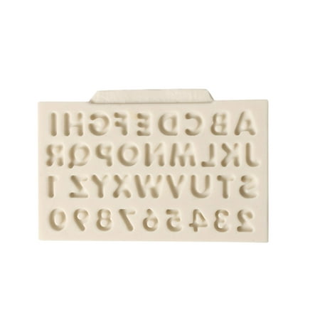 

26 Letters And 10 Numbers Silicone Fondant mold IY Handmade Chocolate Mold
