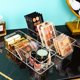thumbnail image 4 of Organizador de maquillaje para cajón, organizador de maquillaje acrílico de 3 compartimentos, almacenamiento de cosméticos, soporte de exhibición de joyería para armario de oficina, baño, encimera de, 4 of 5