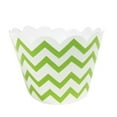 thumbnail image 2 of Wrapables® Standard Size Chevron Cupcake Wrappers (Set of 20), Green, 2 of 4