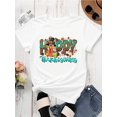 thumbnail image 2 of Happy Thanksgiving Turkey Graphic Tee, 2 of 5