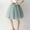 Light Blue, variant on Generic Summer Midi Skirts for Women Puffy Ballet Skirts High Waist A-line Tutu Skirt Pleated Layer Mesh Skirt