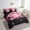 Pink Whtie, variant on Erosebridal Kawaii Fox Bedding Sets Twin Size, Japanese Cartoon Flower Comforter Sets with Sheets, Anime Animal Decor, 7pec