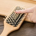 thumbnail image 3 of Natural Wooden Hair Brush Hair Scalp Care Healthy Airbag Massage Hairbrushtype:style1;, 3 of 5