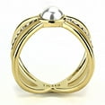 thumbnail image 3 of Gold Tiple Womens Ring Circular 316L Stainless Steel Anillo Cruz Color Oro Para Mujer Acero Inoxidable, 3 of 5