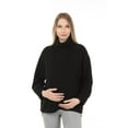 thumbnail image 3 of LVMA4280 - Side Zipper Maternity Nursing sweatshirt, 3 of 23