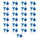 thumbnail image 4 of Juego de 50 embudos pequeños resistentes para rellenar aceites esenciales y productos de limpieza. azul, 4 of 9