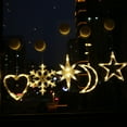 thumbnail image 4 of Luces LED ANGGREK Ventosa Para Ventana De Navidad 8 Estrellas Parpadeantes, 4 of 8